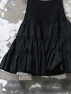 INTO THE EAST 25 Autumn/Winter Layered Short Skirt ITE-E1DGAW071BL21SK-HEI Black (E1DGAW070WT21SK)